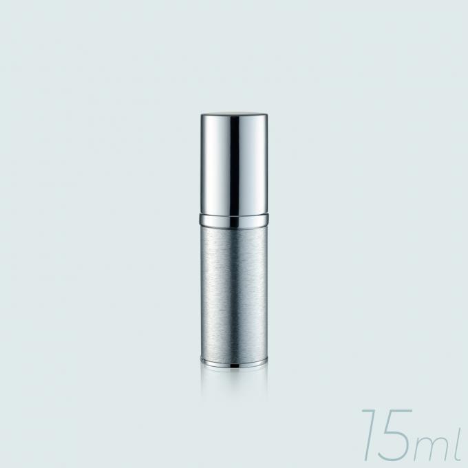 GR234A/B Series Airless Pump Bottles 0.2ml Dosage Aluminum Finish 15ml 30ml 50ml 1