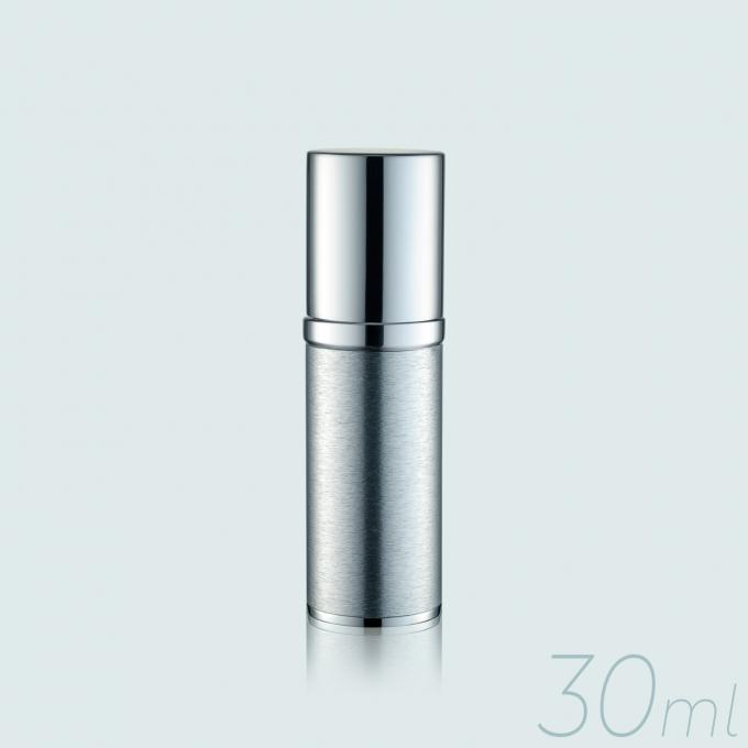 GR234A/B Series Airless Pump Bottles 0.2ml Dosage Aluminum Finish 15ml 30ml 50ml 2