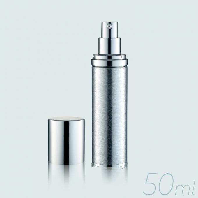 GR234A/B Series Airless Pump Bottles 0.2ml Dosage Aluminum Finish 15ml 30ml 50ml 3