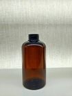 Oil & Fat Resistance PET Cosmetic Bottles / Amber Pet Bottles Free Samples For Stock