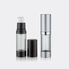Round Airless Lotion Pump Bottles For Personal Care , Mini Foundation Bottle GR215A/B