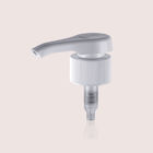 JY308-33 Ribbed Plastic Soap Dispenser Pump With Long Nozzle Marks On The Flat Actuator