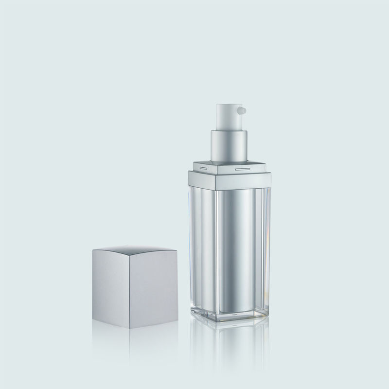 Square Shape Airless Bottles Skin Care Cosmetic Wholesale GR222A 15/30/50ML