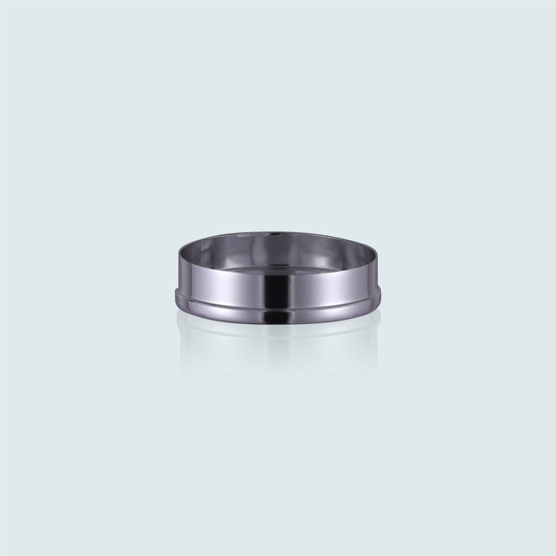Hot Stamping Aluminum Cosmetic Parts Mini Size Airless Bottle Outside Base