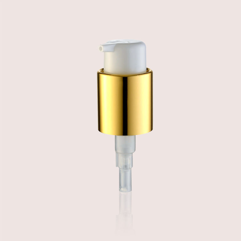 22mm Black Gold Treatment Plastic Pump Dispenser Tops 0.45cc  Aluminum Cream Pump Bottle JY505-02B
