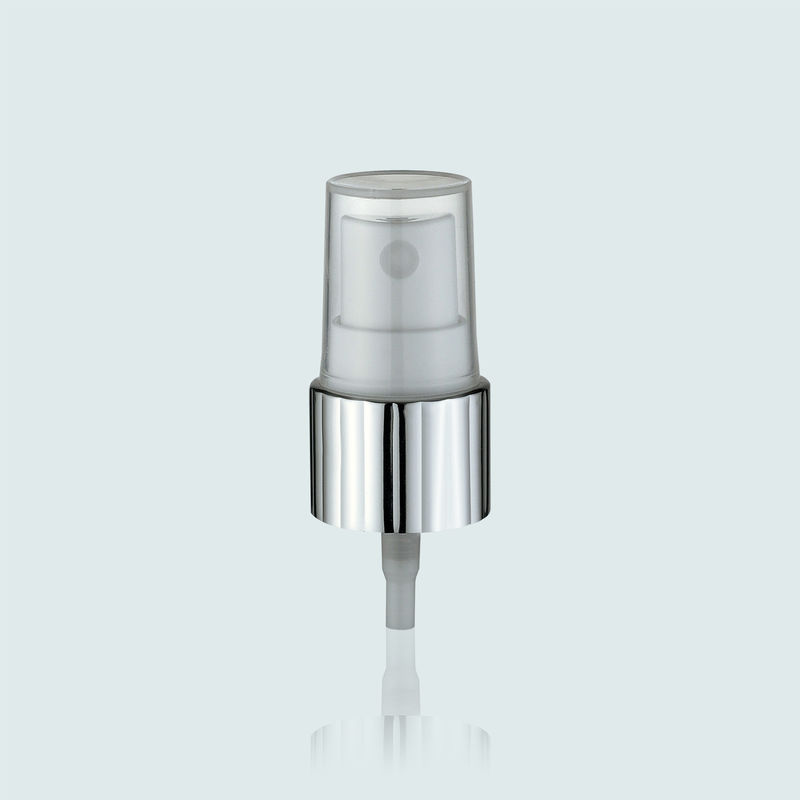 Silver Surface Finger Pump Sprayer , Hand Pump Sprayer 20/410 Ribbed JY601-05H