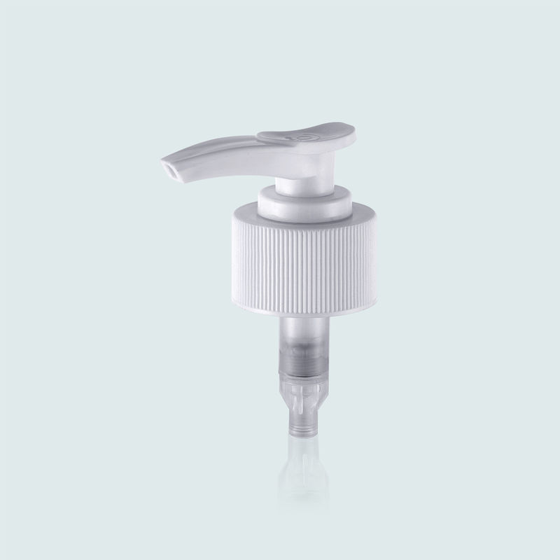 JY308-02 Ribbed Matte Silver Lotion Dispenser With 1.2cc Small Dosage Suitable For Facial Care