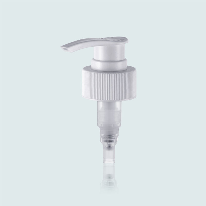 Smooth Ribbed Ratchet Closure Plastic Lotion Pump / Soap Dispenser Pump Replacement JY327-05
