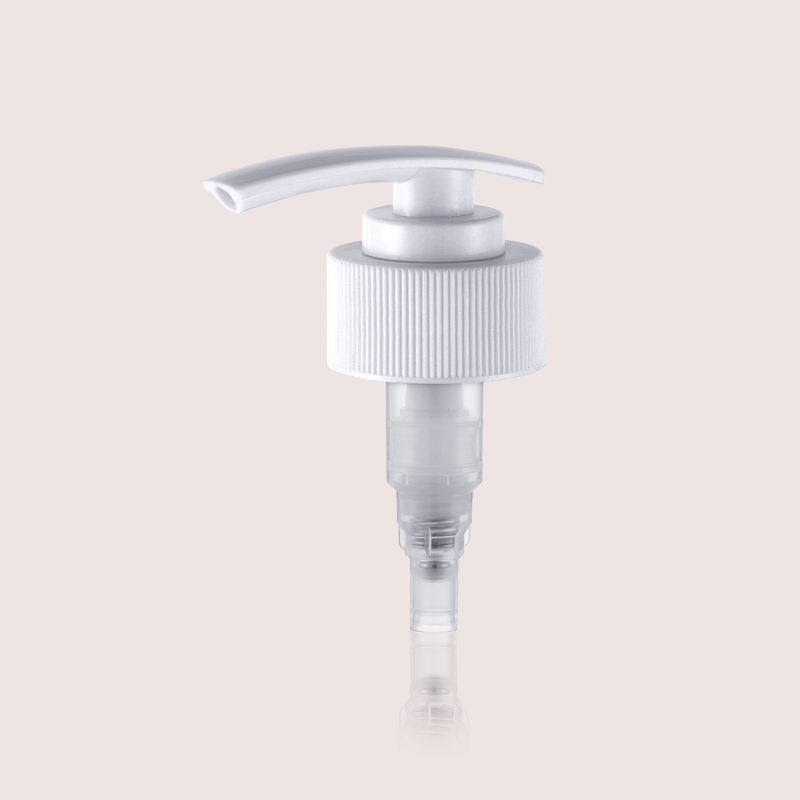 PP Material Replacement Soap Dispenser Pump Tops Ribbed Smooth UV Plating 1.9cc JY327-07