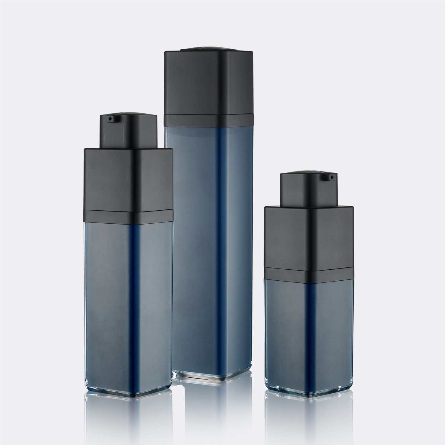 Personal Care 50ml Airless Pump Bottles Twist Portable Skin Care