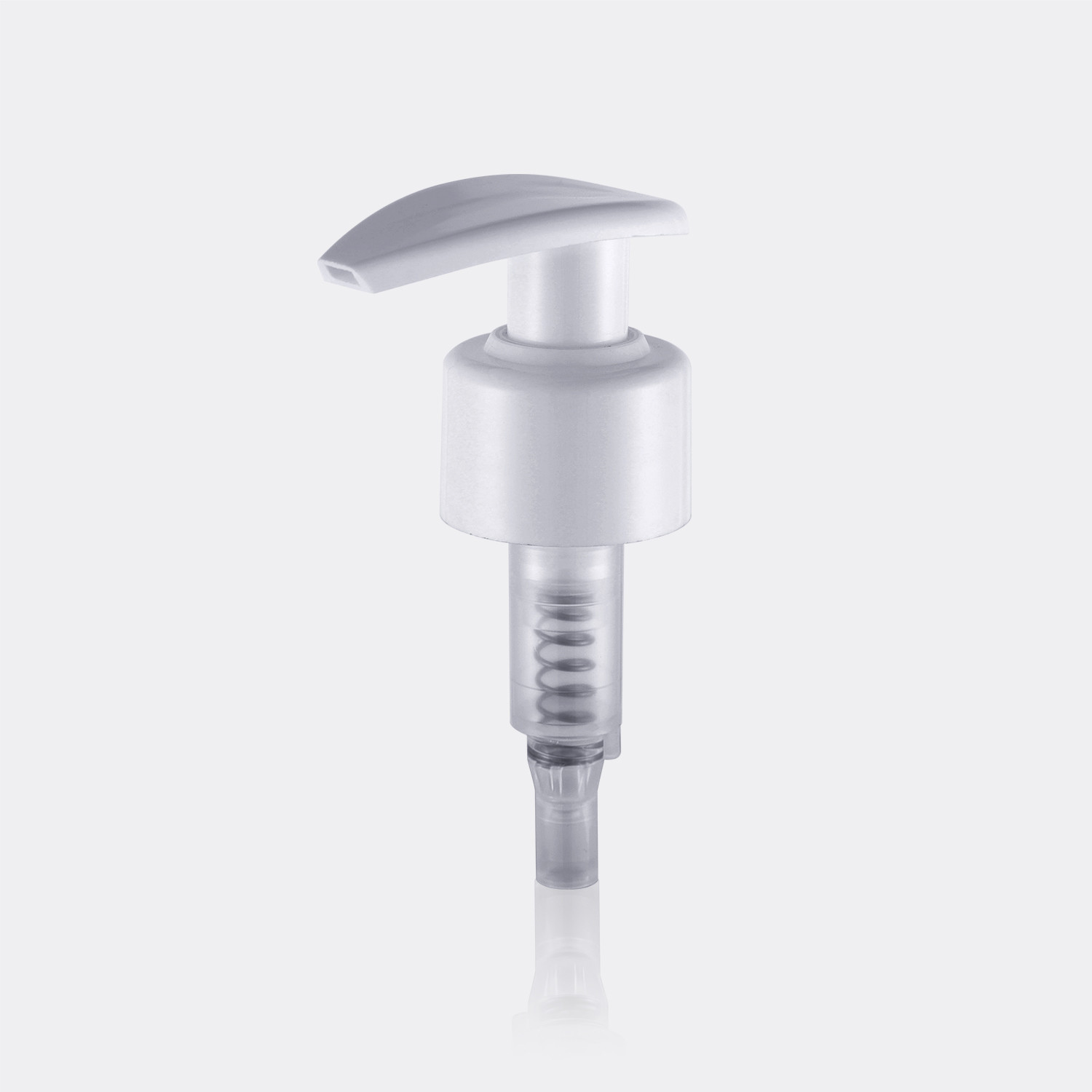 Smooth & Ribbed PP/ Aluminum Lotion Dispenser Pump For High Viscosity